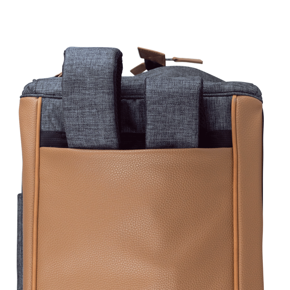 Cabaia Reisetasche Duffle Bag - LONDRES in schwarz marmoriert