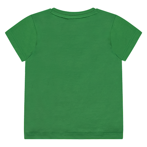 NWB24227633 Babyface Baby T-Shirt in Grün - Vogel mit Koffer