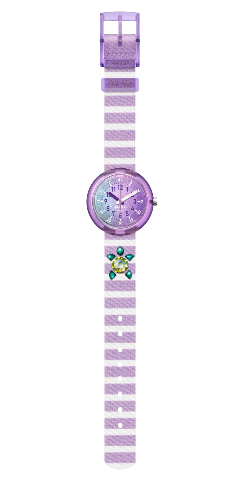 Flik Flak Kinderuhr Shining Turtle - Glitzernde Schildkröte Flik Flak Kinderuhr Shining Turtle - Glitzernde Schildkröte