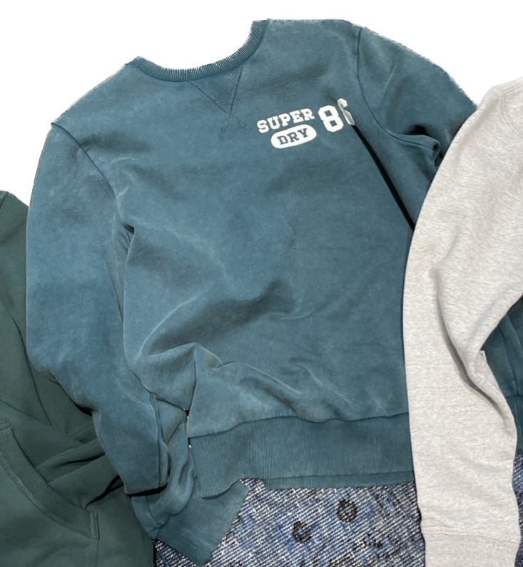 Superdry Herren Athletic Printed Sweatshirt in Grün