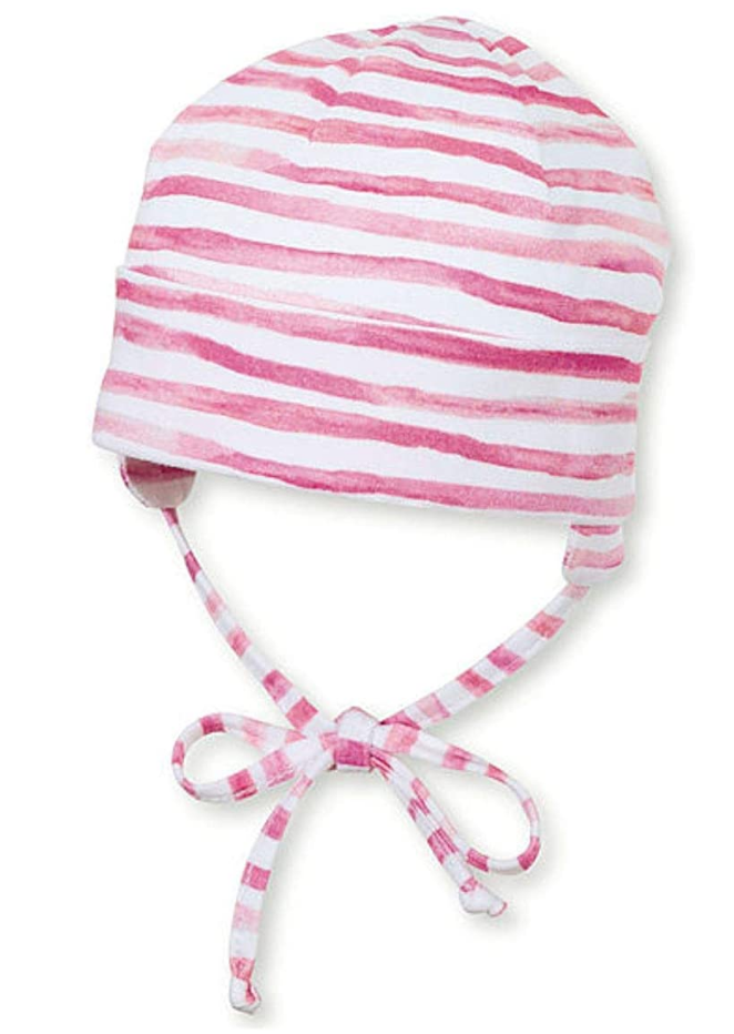 Sterntaler Baby Sommermütze mit Pinken Streifen