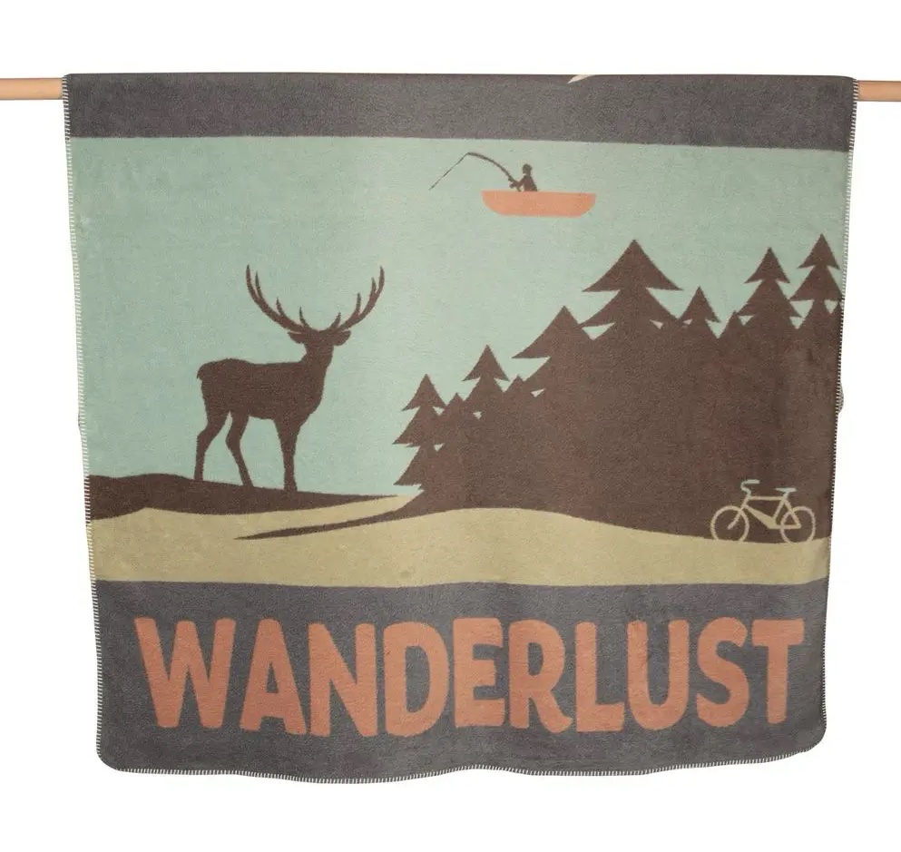 David Fussenegger Savona Flanneldecke - WANDERLUST Bergen & Wald
