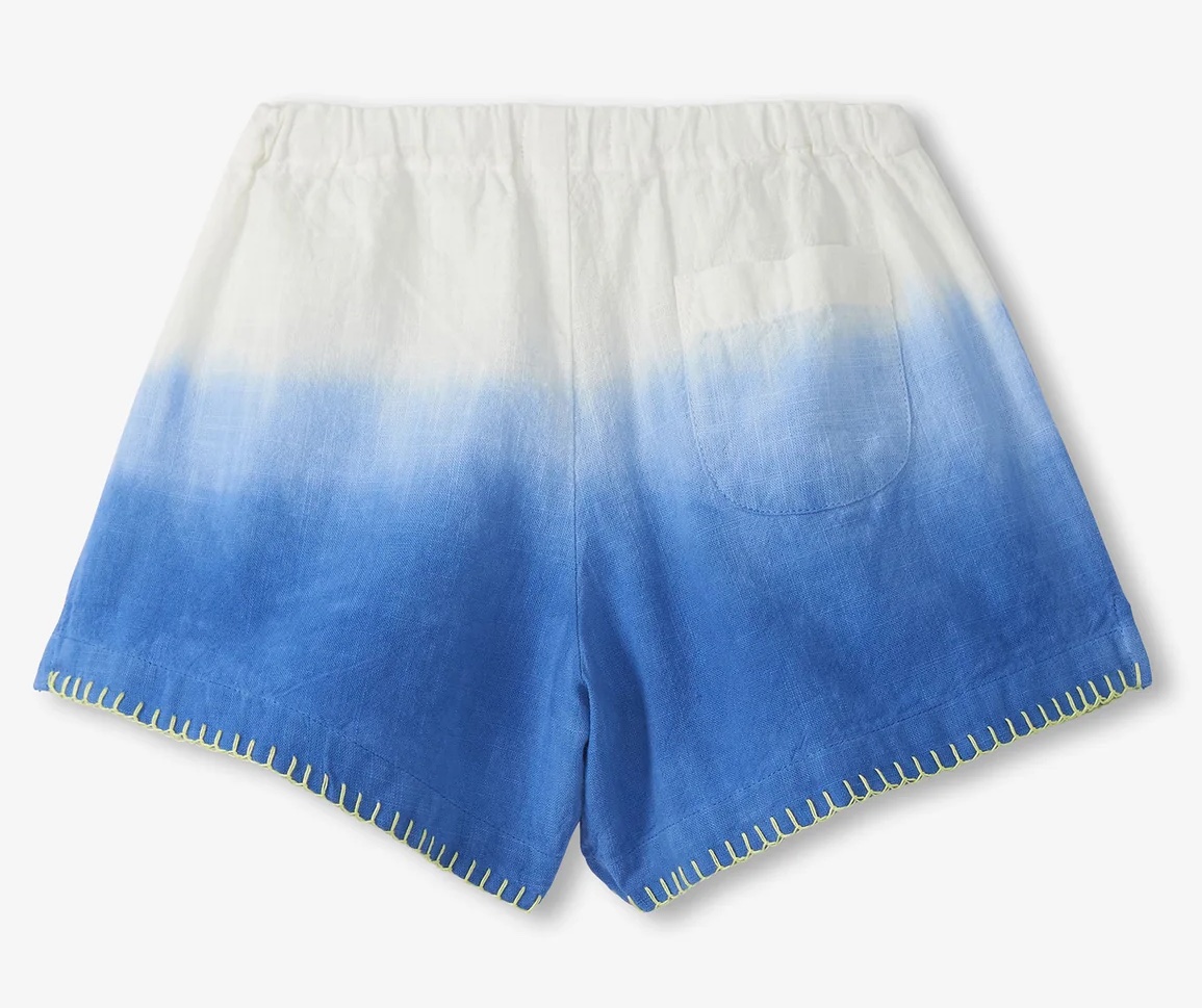 Hatley Kids Cobalt Dip Dye Woven Easy Shorts - Farbverlauf Blau Hatley Kids Cobalt Dip Dye Woven Easy Shorts - Farbverlauf Blau