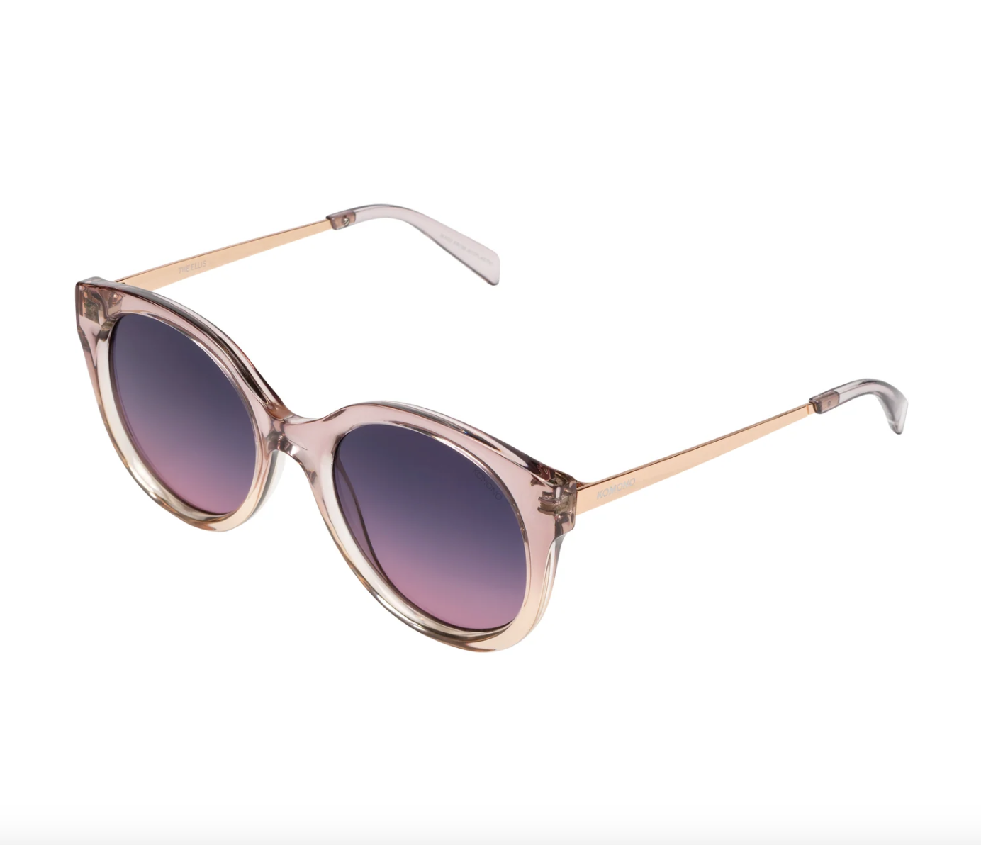 Komono Sonnenbrille - Ellis Metal Blush Rose Gold Komono Sonnenbrille - Ellis Metal Blush Rose Gold