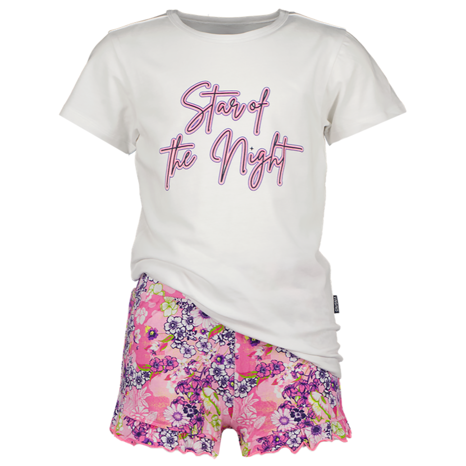Vingino Pyjama kurz - WYKE - Star of the Night in weiß