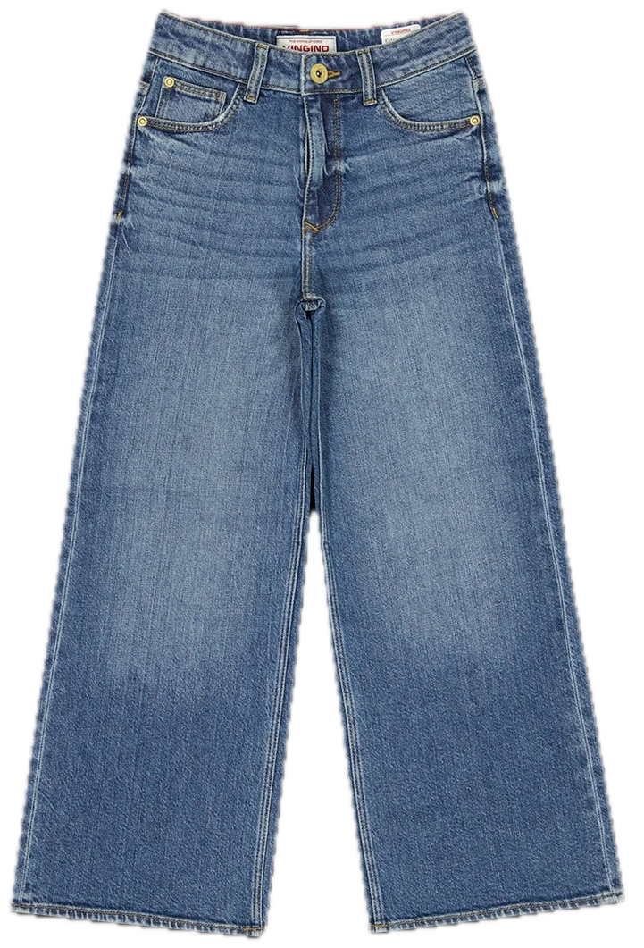 Vingnio Mädchen extra wide leg Jeans Cita - Blue Vintage