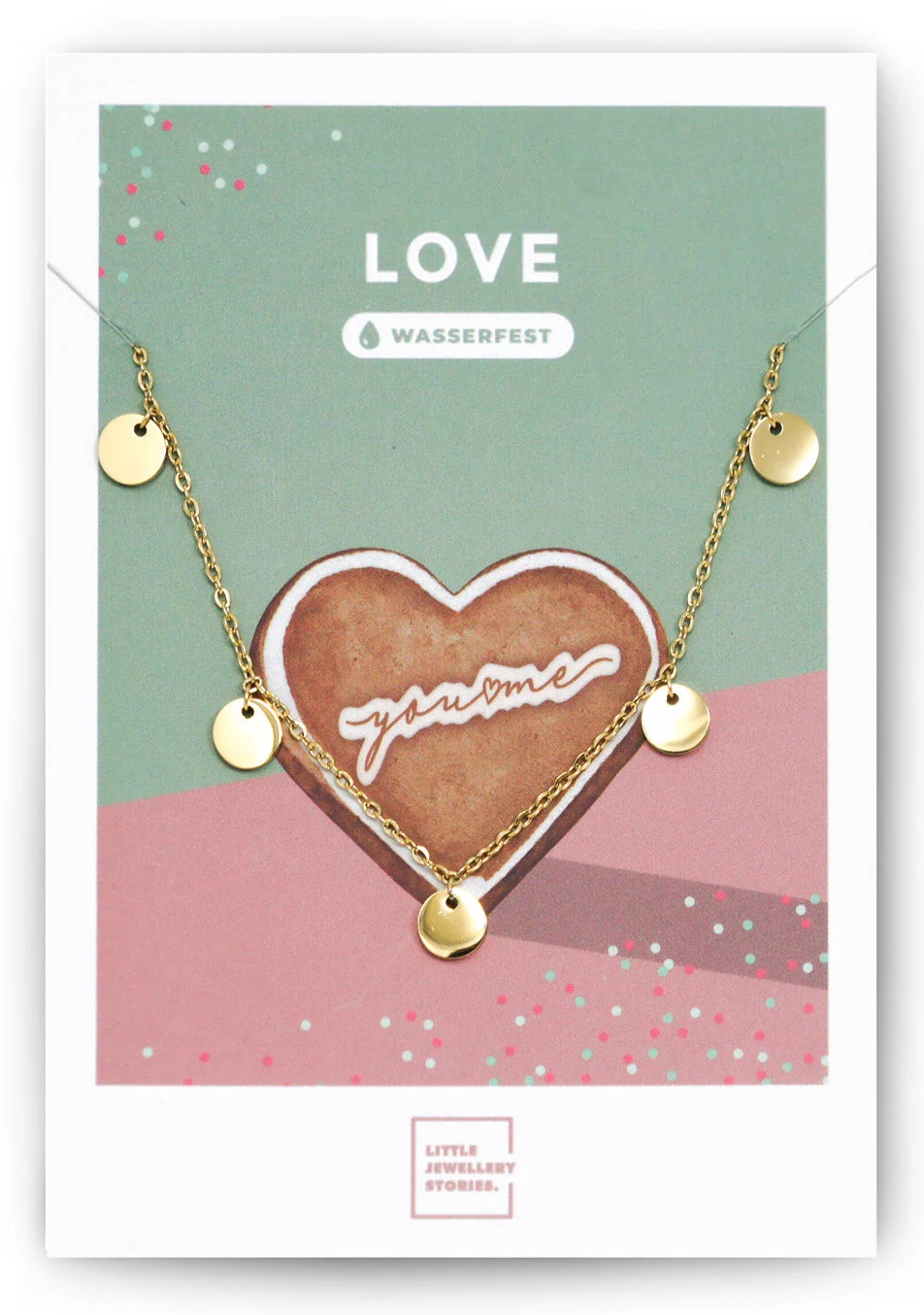 AIMI Halskette Love in Gold 