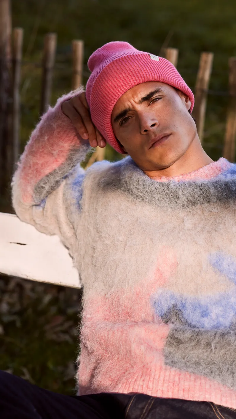 Barts Haveno Unisex Beanie mit Umschlag in Neon Pink Barts Haveno Unisex Beanie mit Umschlag in Neon Pink
