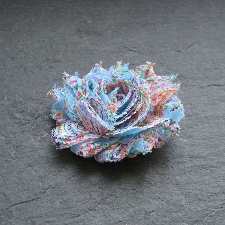 Wowzers Blütenclips - Shabby Chic für Haare & Kleidung - Paisley