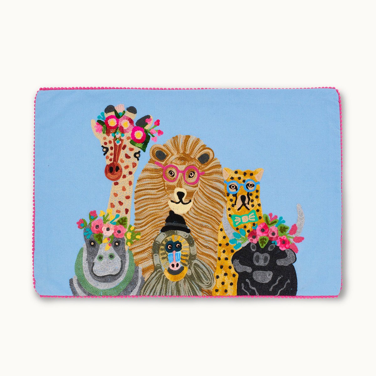 by Vivi Kissenhülle Wildtiere Blau by Vivi Kissenhülle Wildtiere Blau