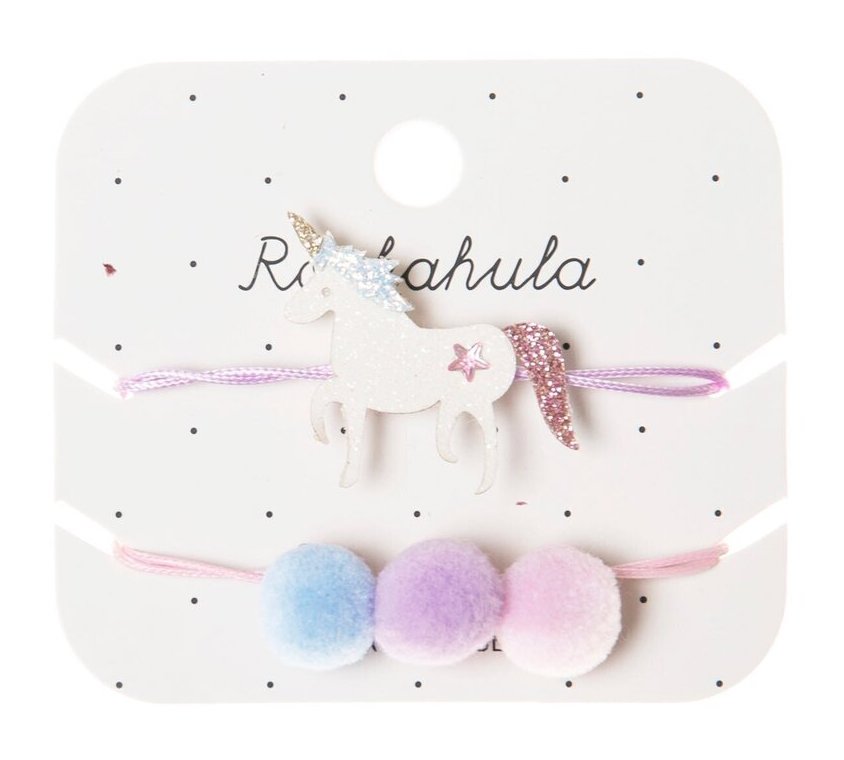 Rockahula Armband 2er Set Glitzer Einhorn