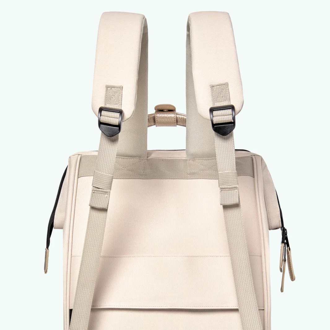 Cabaia ADVENTURER Rucksack Large ALGIERS - Creme & Gold Glam Cabaia ADVENTURER Rucksack Large ALGIERS - Creme & Gold Glam