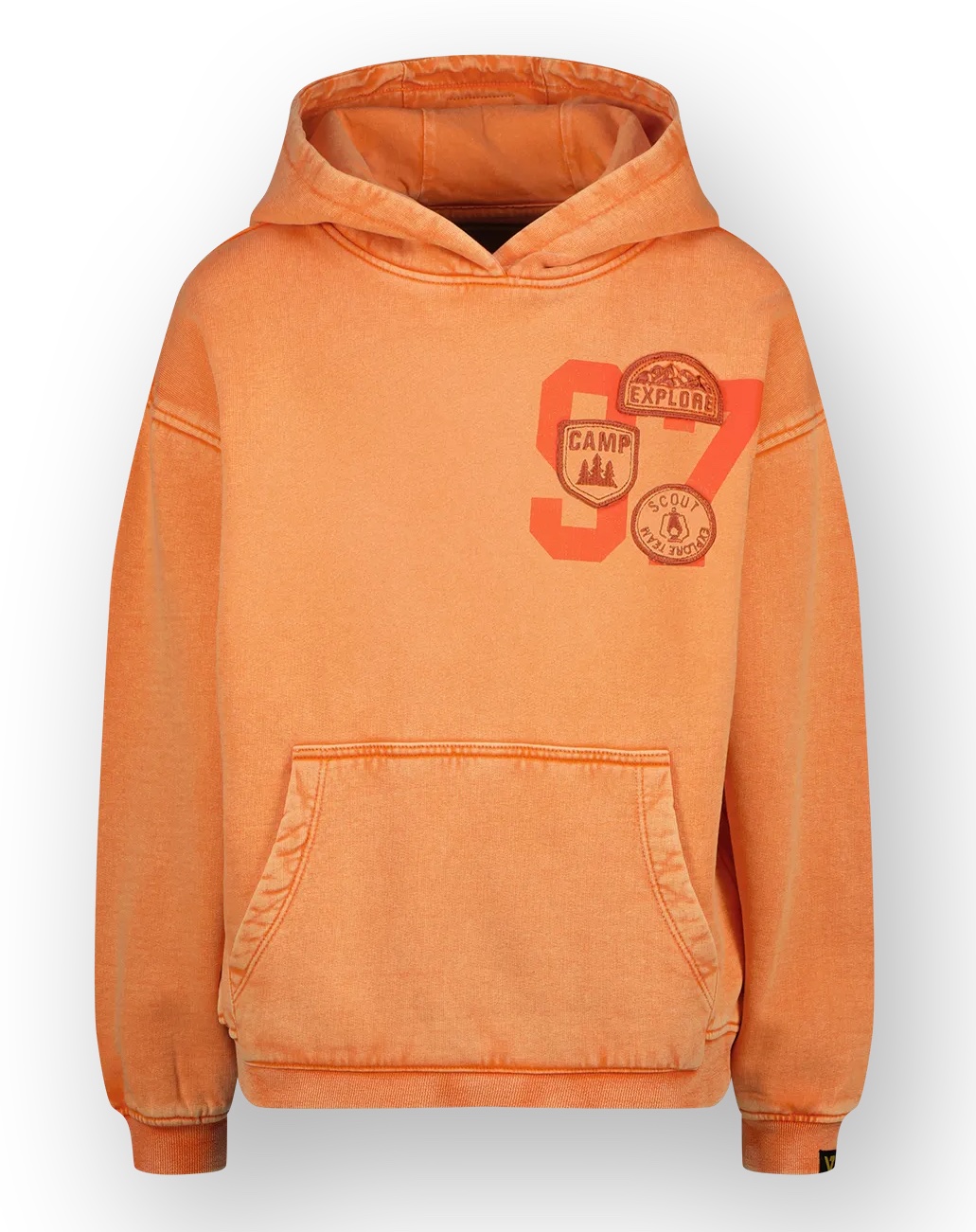 Vingino Nicolai Hoody Sweatshirt in Vintage Orange - Explore Camp - SALE Vingino Nicolai Hoody Sweatshirt in Vintage Orange - Explore Camp - SALE