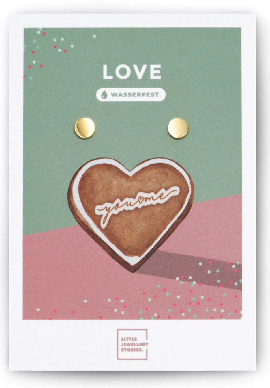 AIMI Ohrstecker Love Gold AIMI Ohrstecker Love Gold
