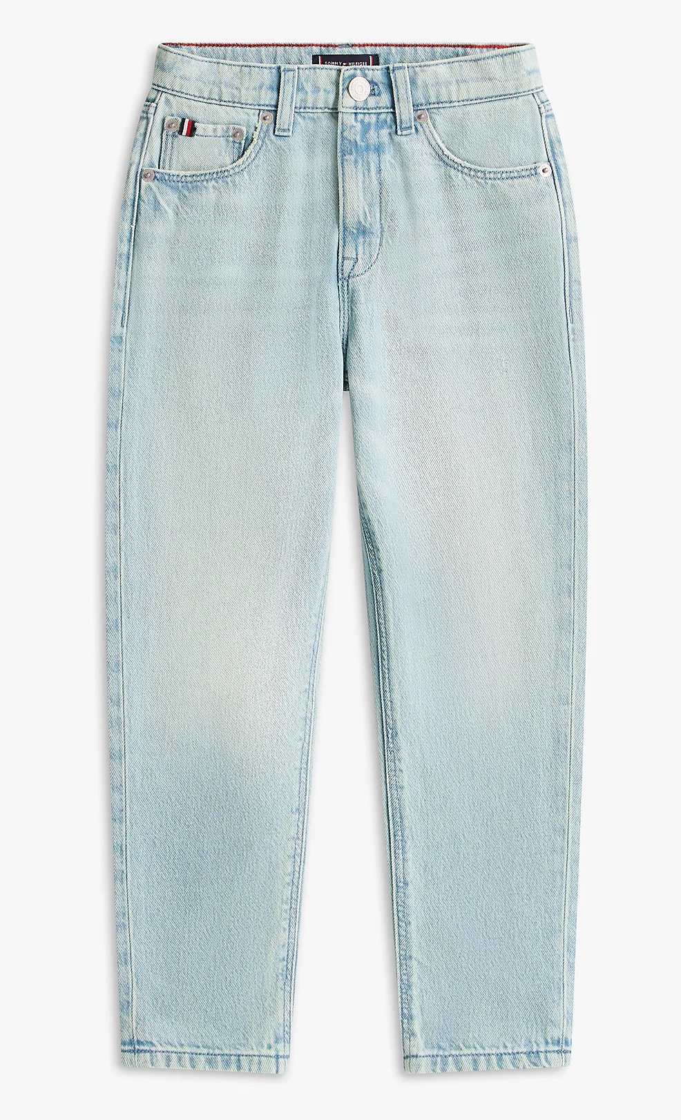 Tommy Hilfiger Archive Regular Jeans mit Fade-Effekt Hellblau Tommy Hilfiger Archive Regular Jeans mit Fade-Effekt Hellblau