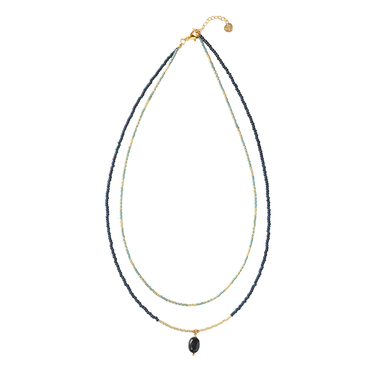 BL30275-Admire-Black-Onyx-Necklace-1 A Beautiful Story Admire Schwarzer Onyx Gold Halskette