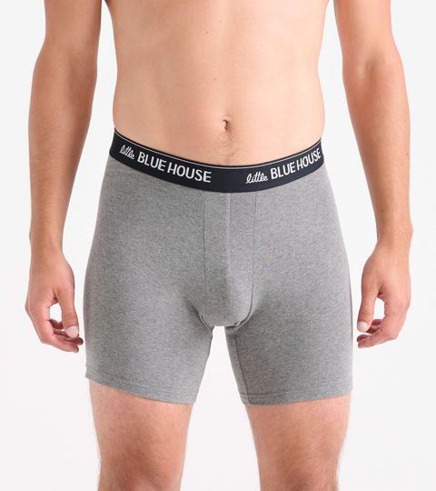 Little Blue House Boxer Short Unterhose in Grau - Wild Thing Little Blue House Boxer Short Unterhose in Grau - Wild Thing