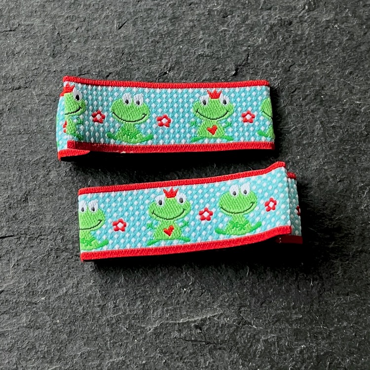 Wowzers Designer Clips - Froschkönig Blau - 1 Paar 