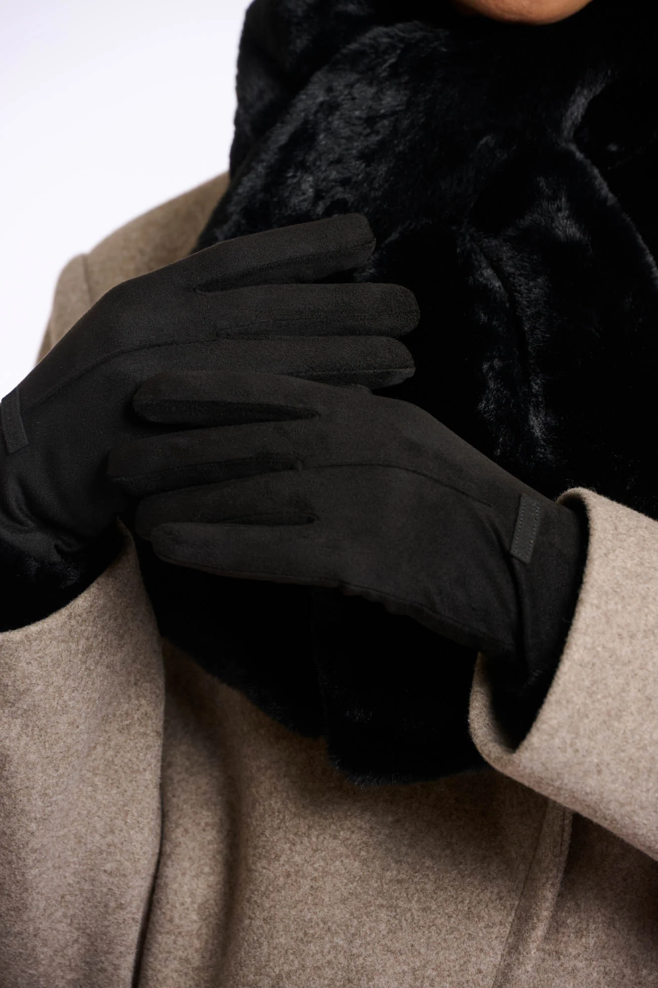 Rino & Pelle Danzo Handschuhe Warm & Weich in Schwarz