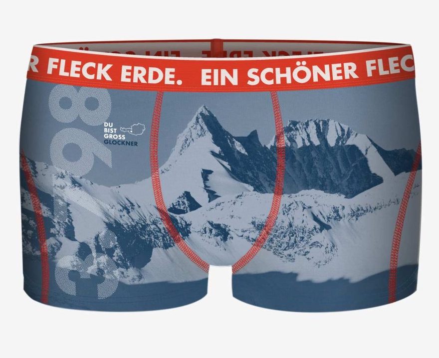 ESFE Alpine Bio-Wäsche Herren Boxer - DU BIST GROSSglockner