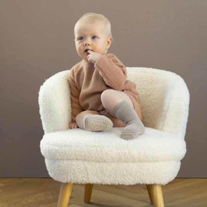 GoBabyGo Thermo Stopper-Socken in Sand Beige