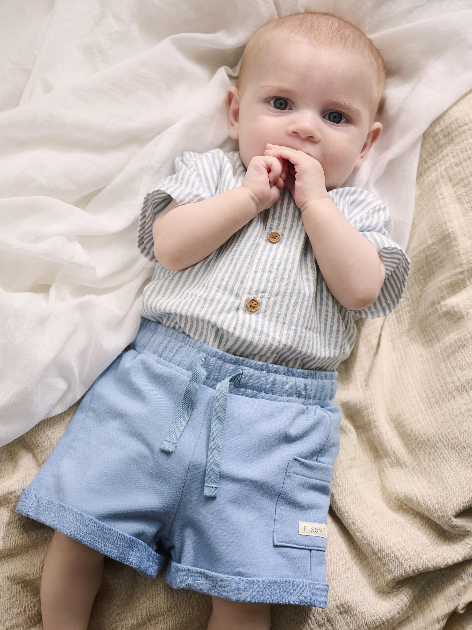 FIXONI Baby Gewebter Hemd Body - Mountain Spring - SALE