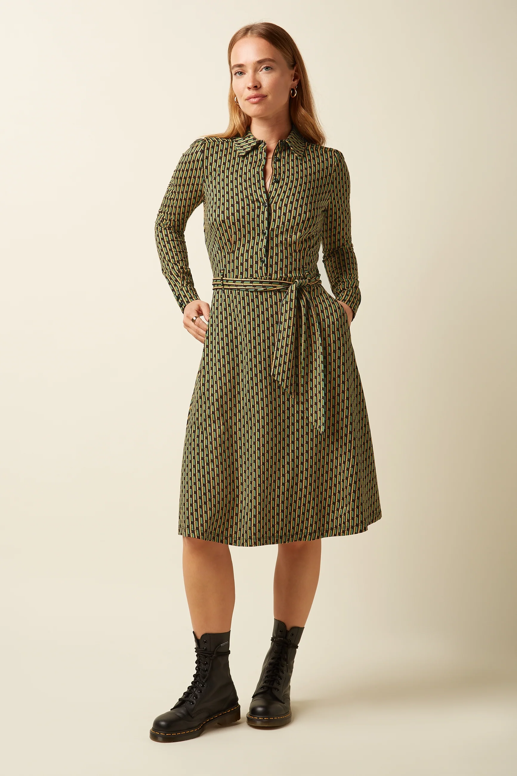 King Louie Sheeva Kleid Gauzy Retroprint