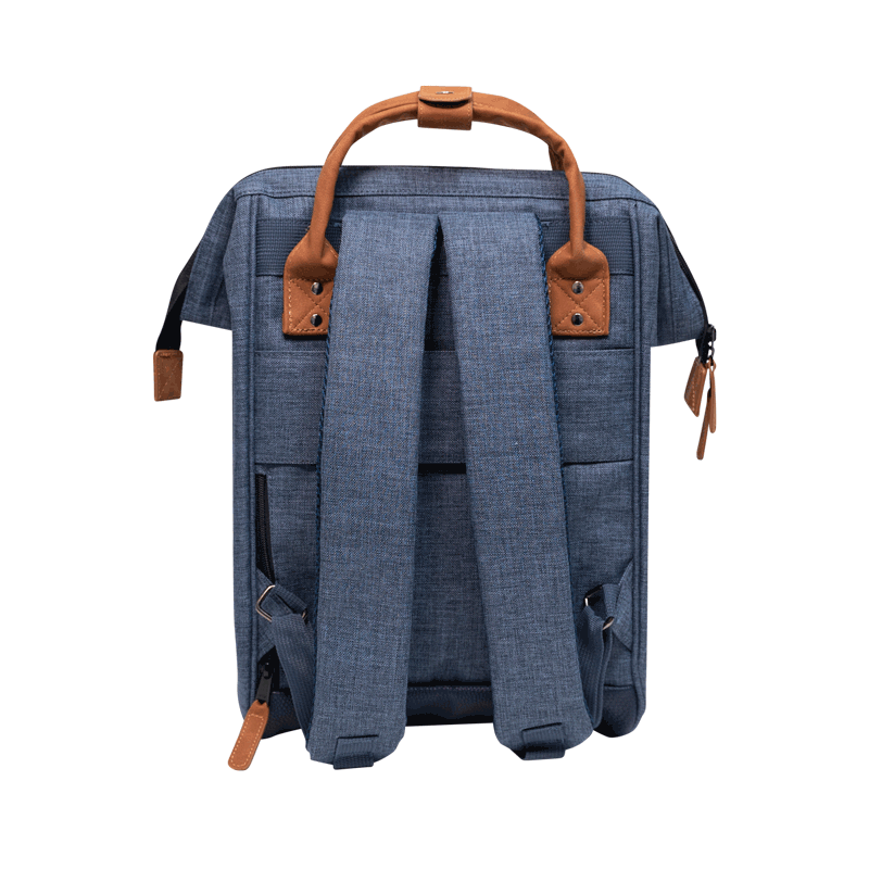 Cabaia Rucksack PARIS (mit Laptop-Fach) Medium - Marineblau Meliert