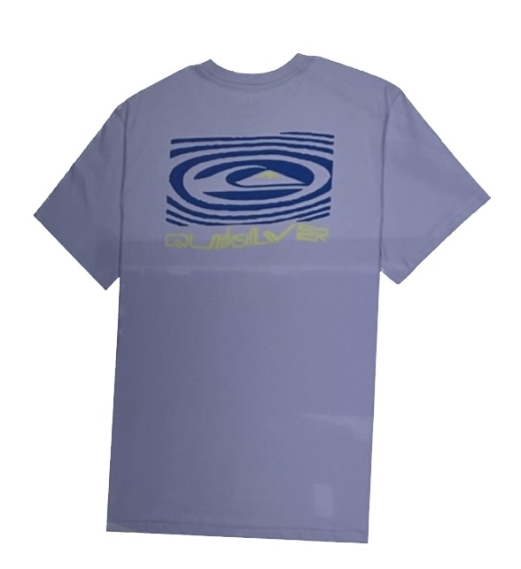Quiksilver Ripples T-Shirt für Männer in Flieder Smoke & Blau Quiksilver Ripples T-Shirt für Männer in Flieder Smoke & Blau