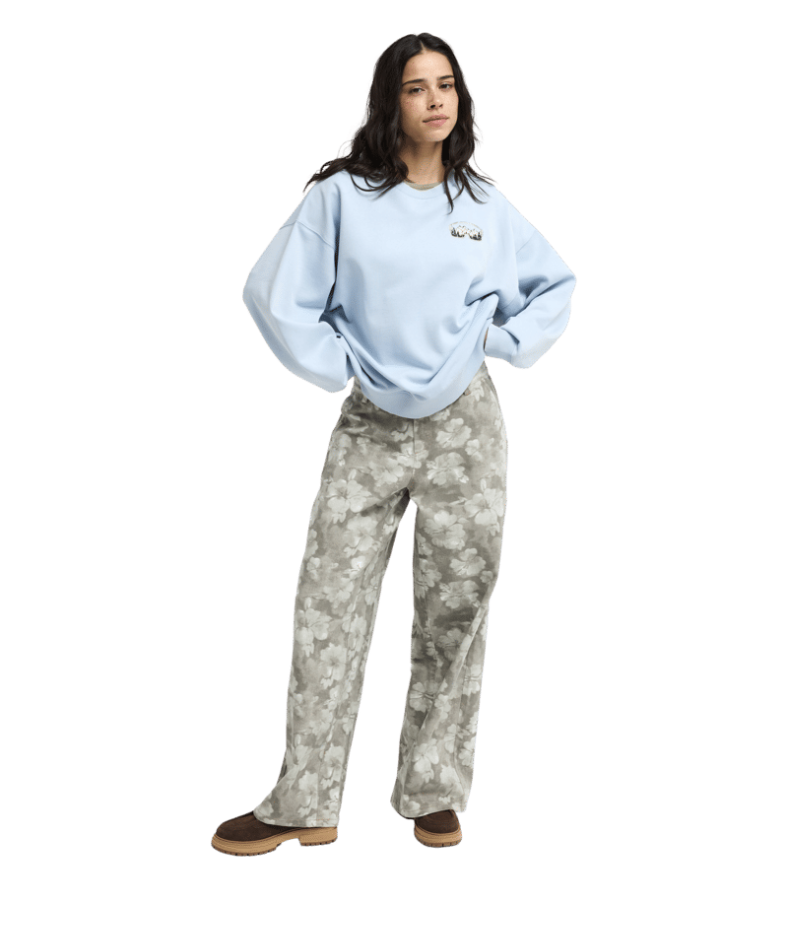 Roxy Damen Sweatshirt in Hellblau - Apres Ski