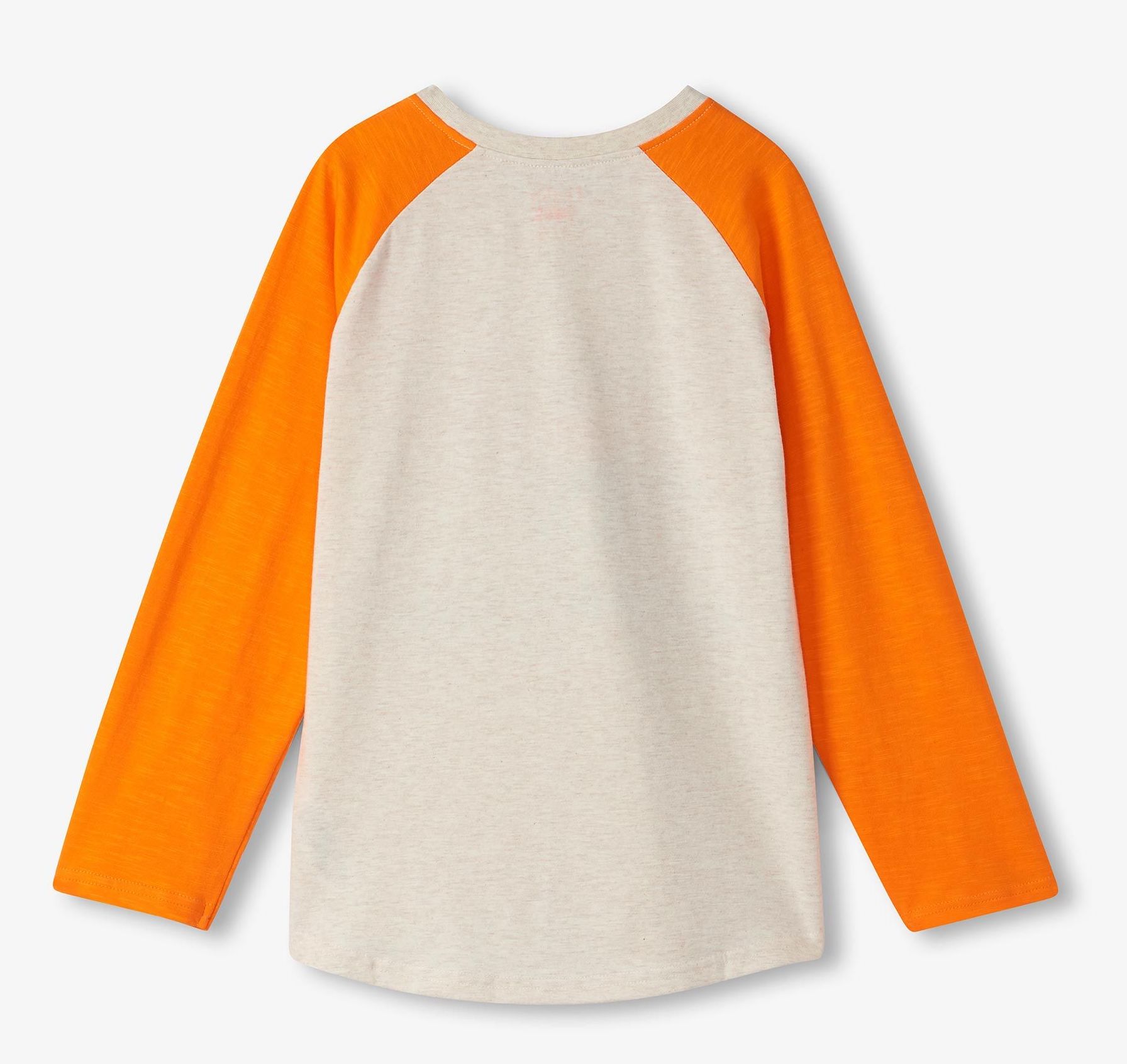 Hatley Langarm Raglan Shirt in Grau & Orange- Triceratops - SALE Hatley Langarm Raglan Shirt in Grau & Orange- Triceratops - SALE