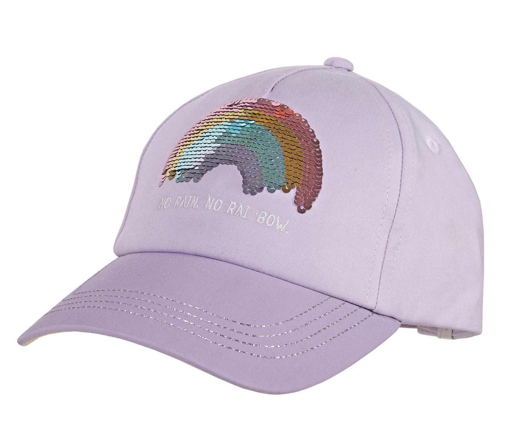 Maximo Cap in Flieder mit Wendepailletten Regenbogen Maximo Cap in Flieder mit Wendepailletten Regenbogen