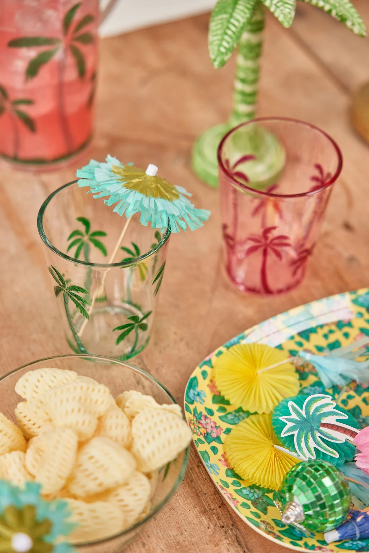 RICE Party Picker für Cocktails - Bunte Schirme - 8er Set RICE Party Picker für Cocktails - Bunte Schirme - 8er Set