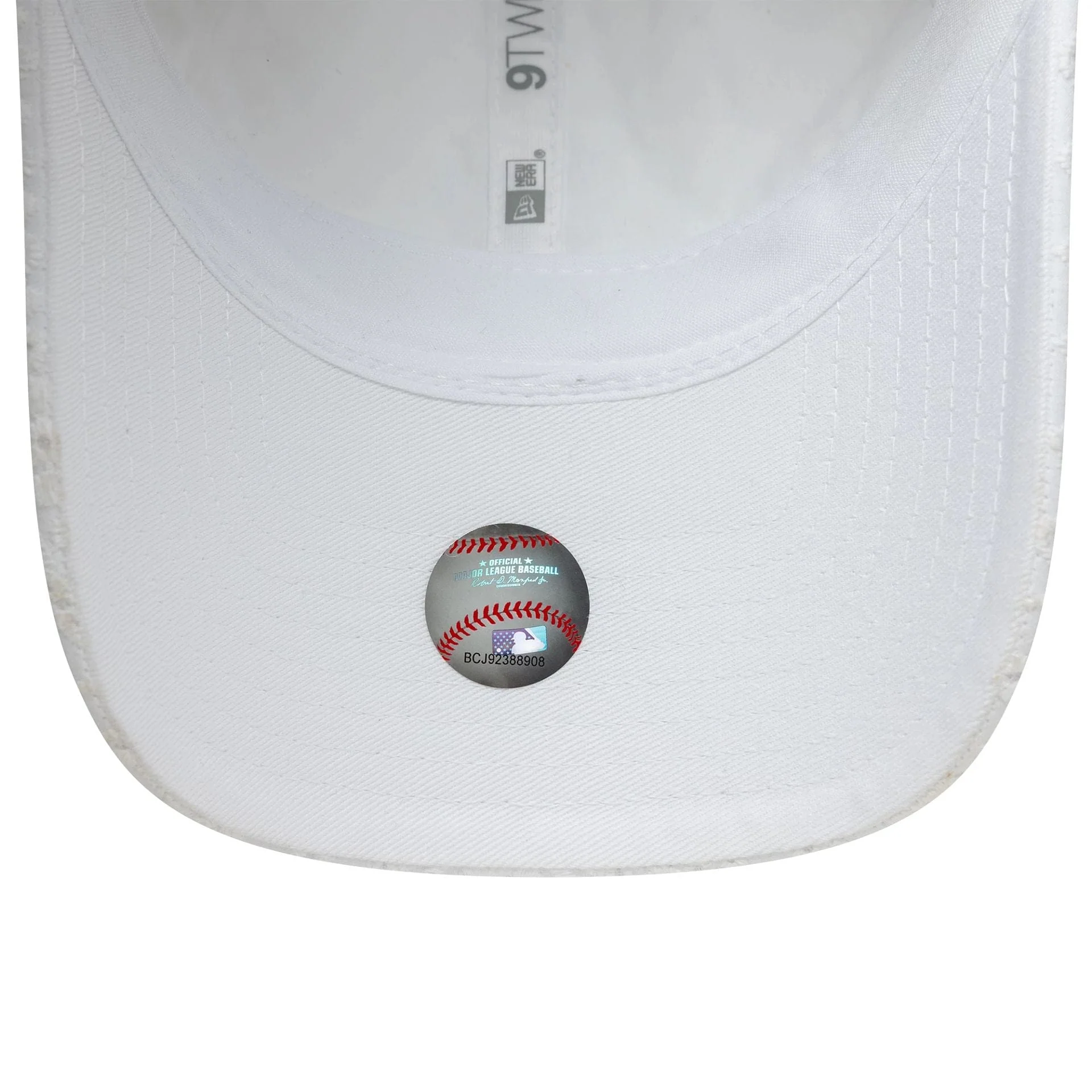 New Era Weiße New York Yankees Damen MLB Broderie 9TWENTY Verstellbare Cap 