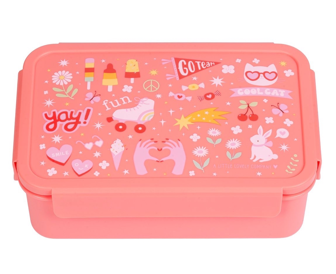 A Little Lovely Company Bento Box Brotzeitbox Lunchbox - Fun A Little Lovely Company Bento Box Brotzeitbox Lunchbox - Fun
