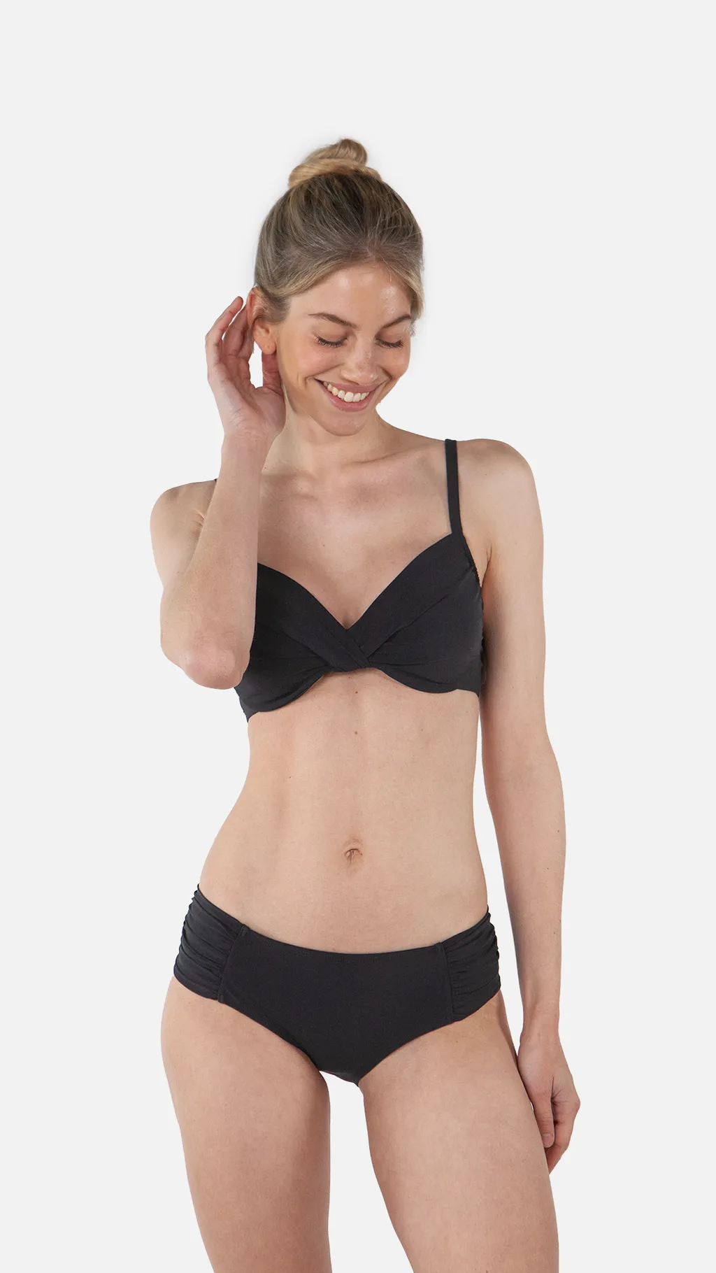Barts Solid Underwire Bikini Oberteil in Schwarz Barts Solid Underwire Bikini Oberteil in Schwarz