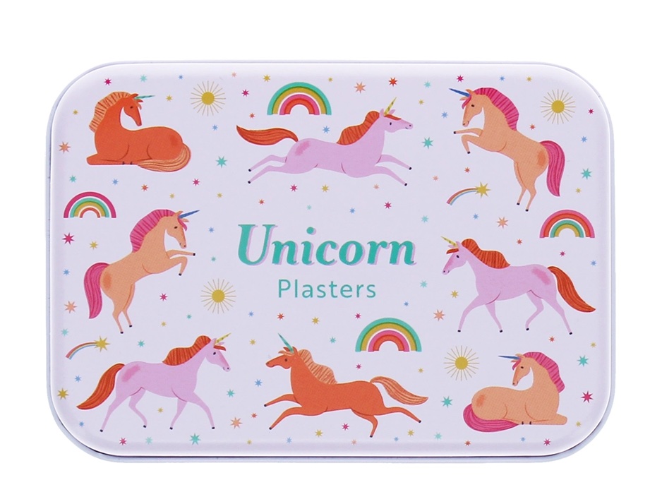 Rex London Kinderpflaster in einer Dose (30 Stk.) - Einhorn - Unicorns Rex London Kinderpflaster in einer Dose (30 Stk.) - Einhorn - Unicorns