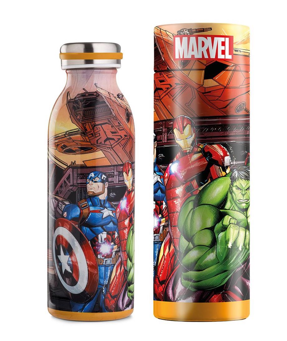Marvel Edelstahl Thermos Flasche 500 ml - Avengers Marvel Edelstahl Thermos Flasche 500 ml - Avengers