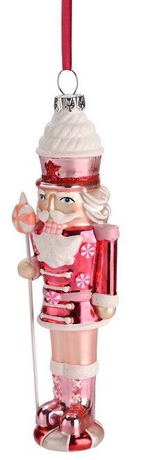 The Gift Company Weihnachtsschmuck - Glas Anhänger - Nussknacker