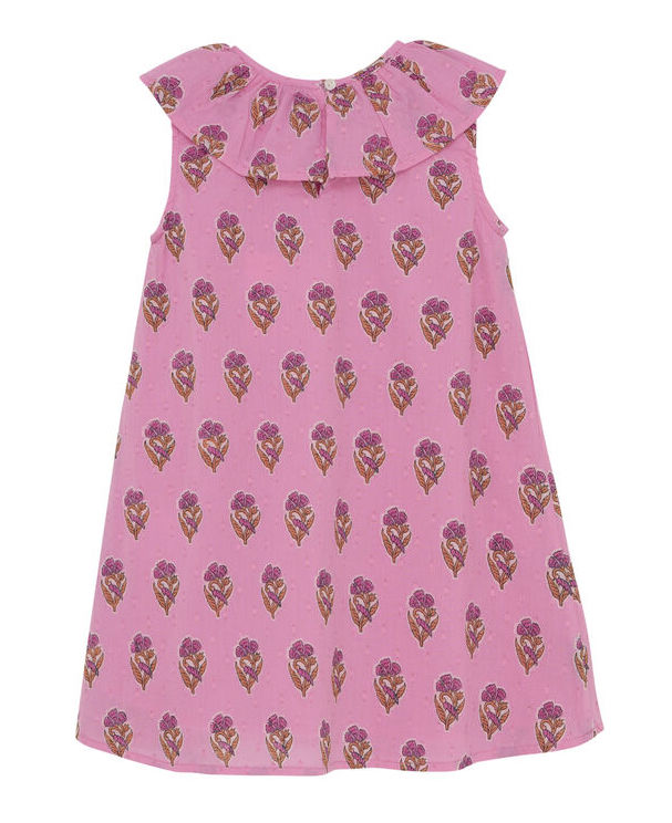 Creamie Kleid A-Linie mit Pink Retro Blumen - SALE Creamie Kleid A-Linie mit Pink Retro Blumen - SALE