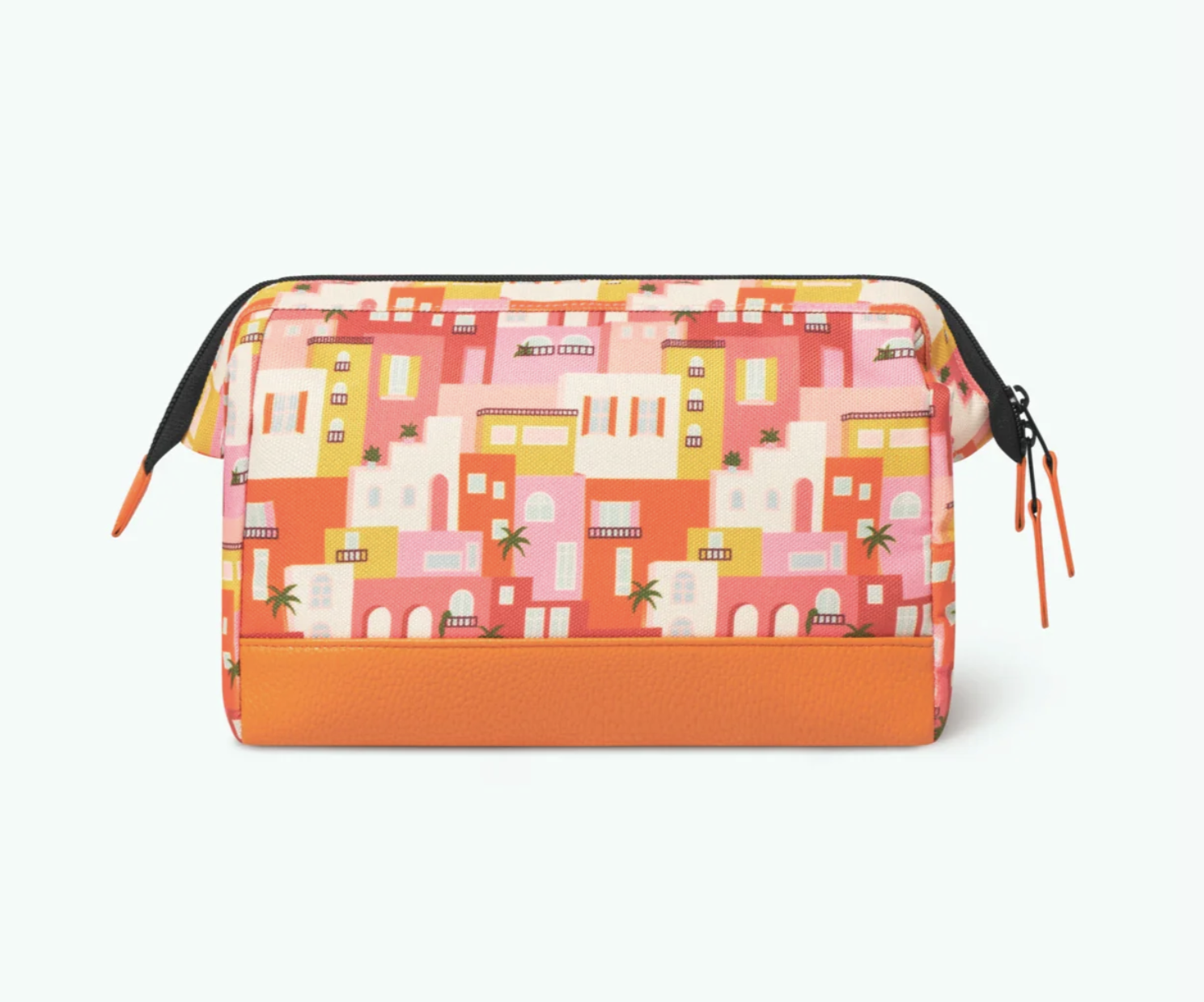 Cabaia Travel Kit Kulturtasche RHODES - City Design Orange/Gelb - SALE Cabaia Travel Kit Kulturtasche RHODES - City Design Orange/Gelb - SALE
