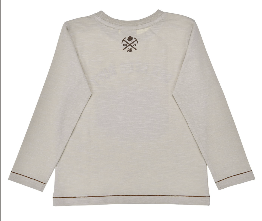 Bondi Langarm T-Shirt in Hellbraun - Der Berg Ruft - Traktor