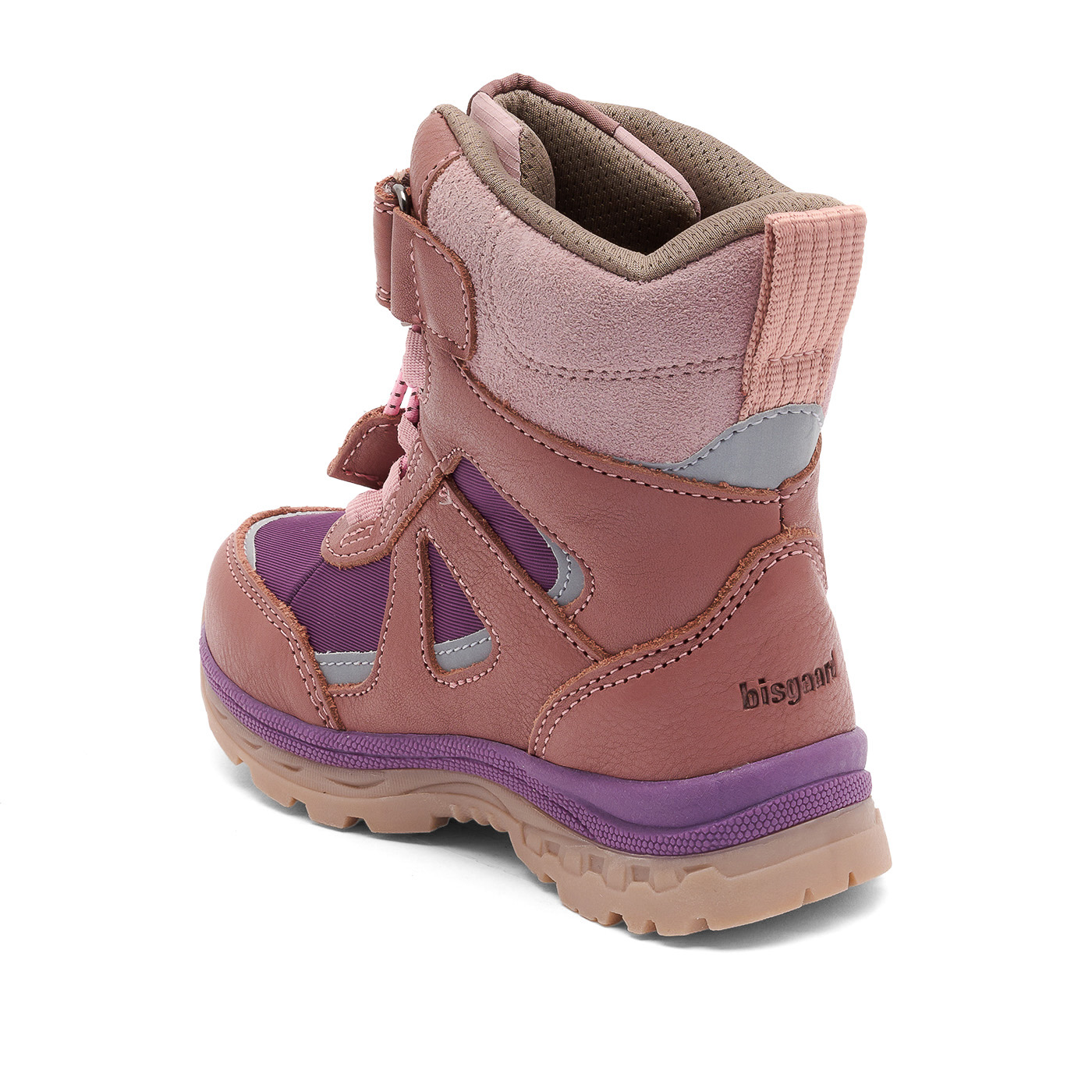 Bisgaard BRUCE TEX Winterstiefel mit Klett - Plum
