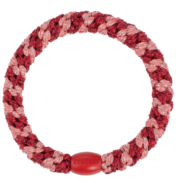 Kknekki Haargummi/Armband - KKNEKKI Coral Bordeaux Glitter - 1 Stück Kknekki Haargummi/Armband - KKNEKKI Coral Bordeaux Glitter - 1 Stück