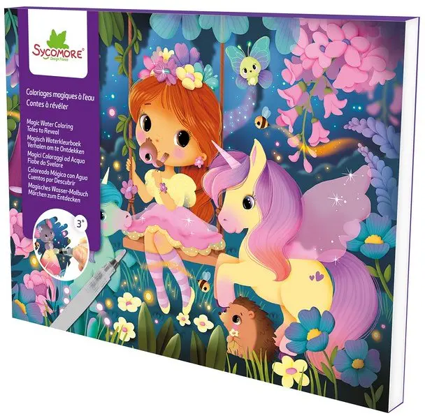 Sycomore Magic Water Malbuch Einhorn & Feen – kreativer Malspaß mit Wasser ab 3 Jahren Sycomore Magic Water Malbuch Einhorn & Feen – kreativer Malspaß mit Wasser ab 3 Jahren