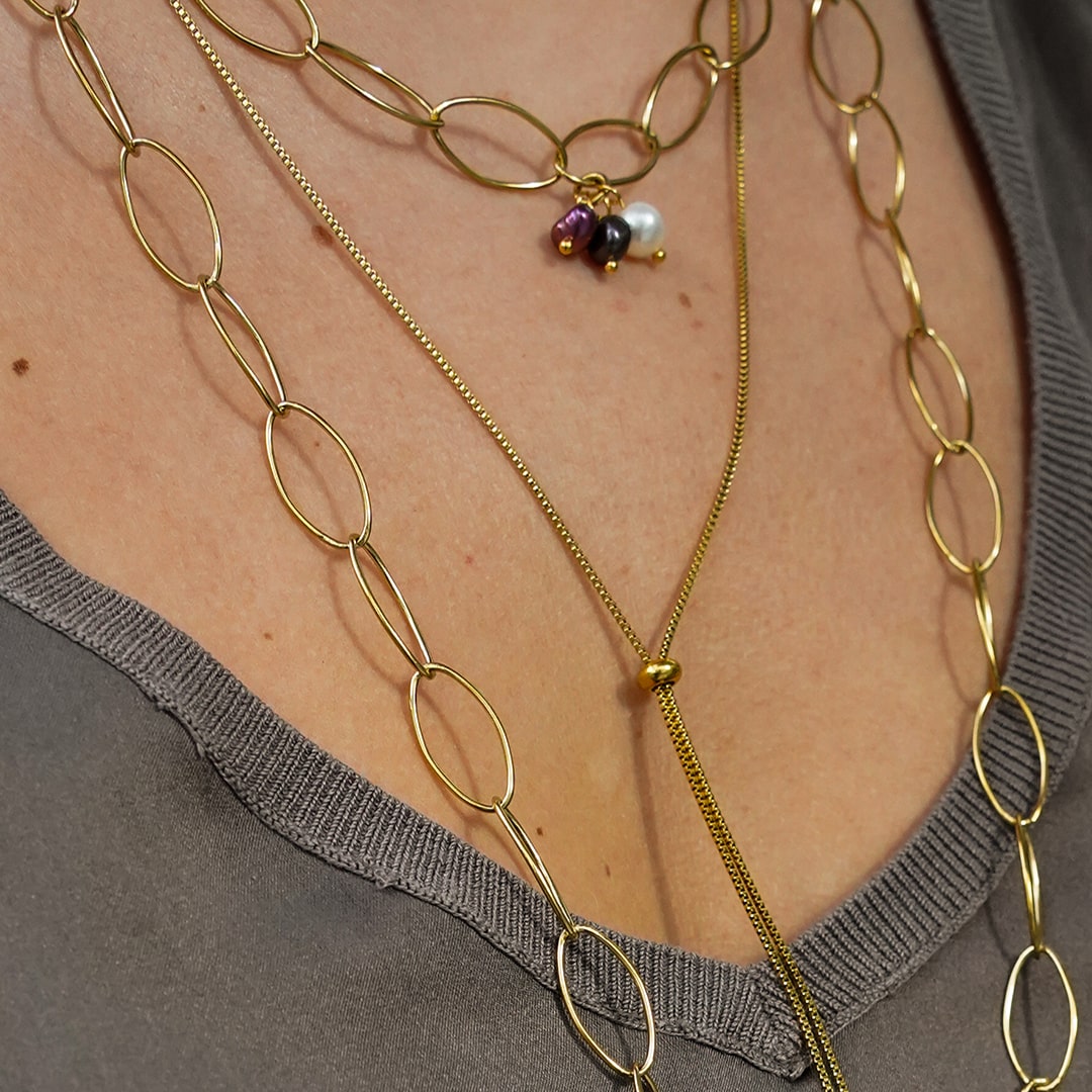 inrosa-Nela-Nila-Kora inrosa Kette Modell ‘Kora’ in Gold