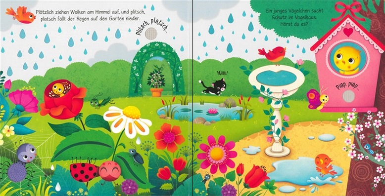 Usborne Klänge der Natur: Was hörst Du im Garten?