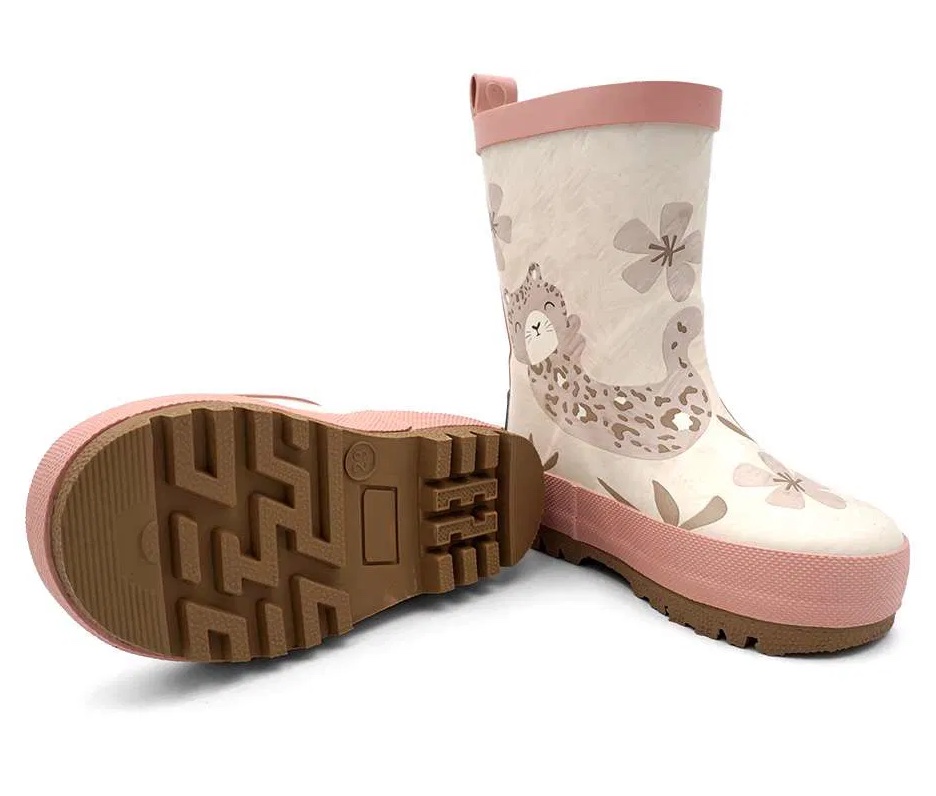 Maximo Regenstiefel Gummistiefel mit Jersey Futter + Reflekt 3M - Wildkatze Maximo Regenstiefel Gummistiefel mit Jersey Futter + Reflekt 3M - Wildkatze