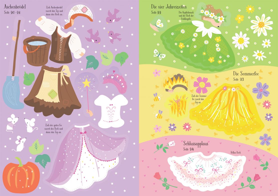 Usborne Stickerbuch Bella, die Kleine Ballerina 