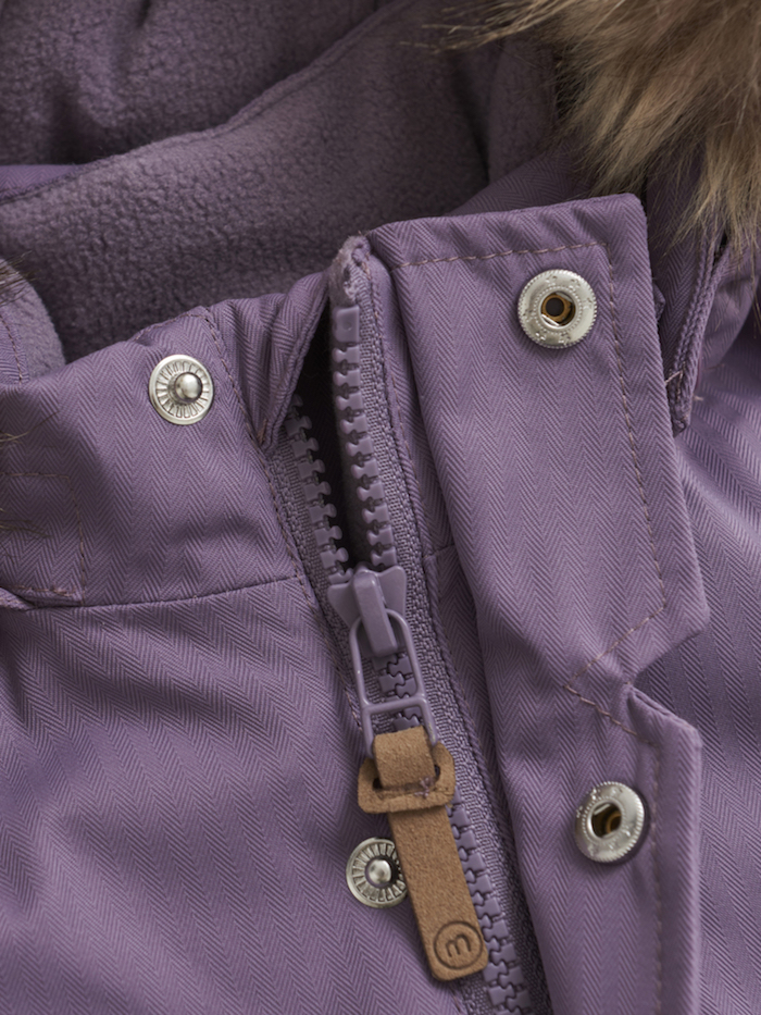 Minymo Schneeanzug mit Bionic Finish in Lila Sage